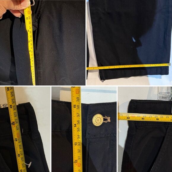 Wide Leg High-Rise Jeans Pilcro by Anthropologie Black Pants Size 34 Tall NWT - Picture 11 of 16